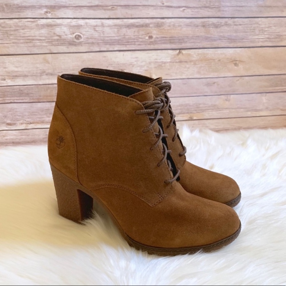 Timberland Rust Tillston High Heel Chukka Boots